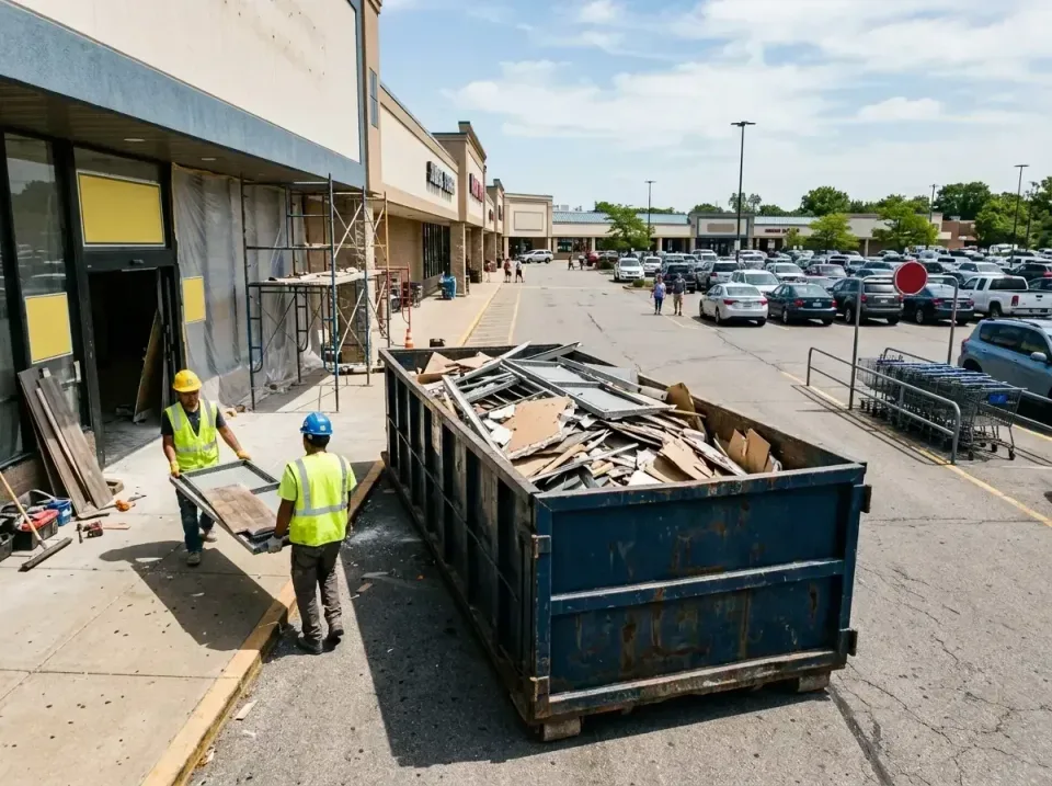 retail-store-renovation-debris-003 — frequently asked questions, Roll-off Dumpster Rentals in Evans City, PA